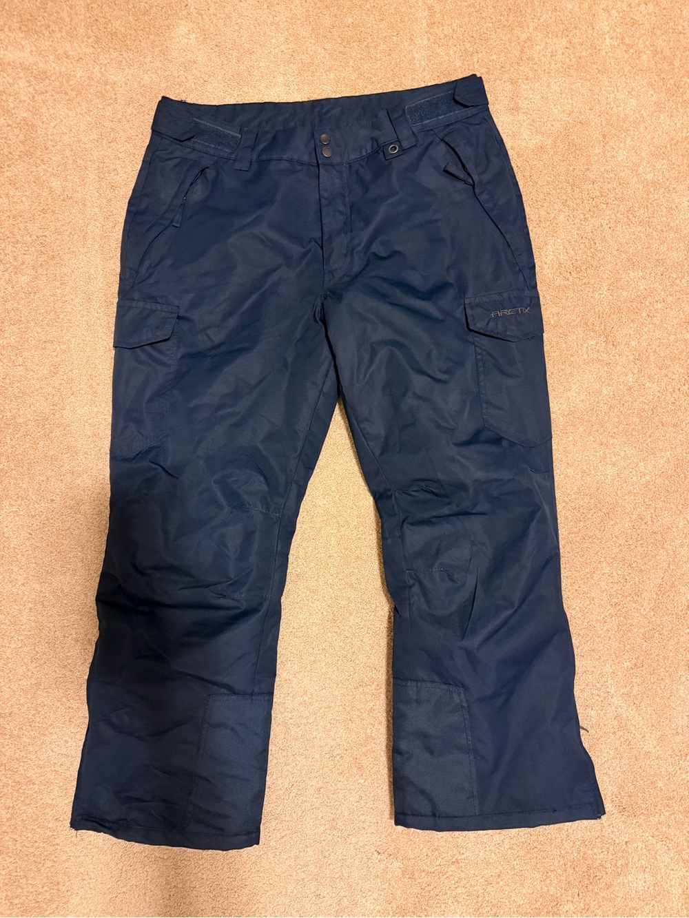 Arctix Men’s Insulated Snow Pants / Ski Pants - Navy Blue (Size Large / Short)